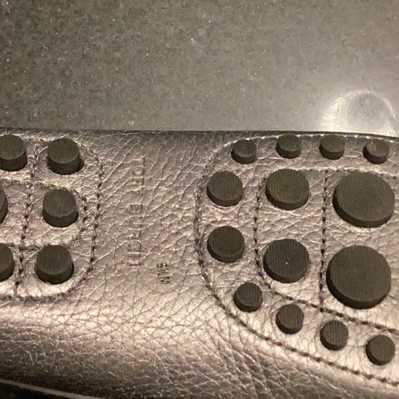 Tory Burch leather loafers 5.5. Dark grey . - Picture 4 of 6